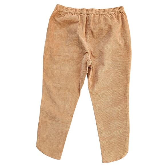 Marine Layer Corduroy Allison Pants XL Camel Retro Fall‎ Minimalist - Picture 2 of 9